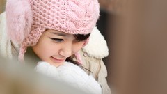 Winter woman China asians models Korean Bang Eun Young