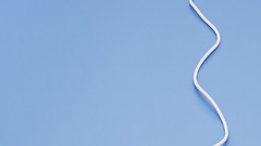 Wire abstract blue background