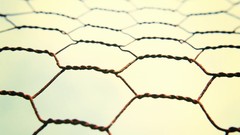 Wire sunny vintage fences Photo manipulation rusted