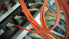 wires Optic fiber computer cable Technology numbers orange