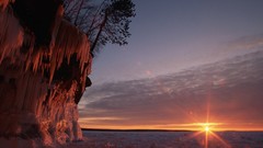 Wisconsin ice cave Lake Superior