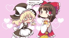 Witches hakurei reimu touhou kirisame marisa miko detached 