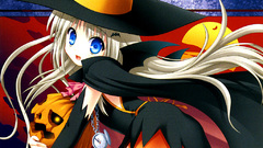 Witches Halloween anime girls