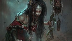 Witches shaman artwork fantasy art Sorceress (Dragon's Crown)