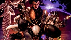 Wolverine comics marvel comics psylocke X-Force Deadpool Wade 