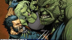 Wolverine comics marvel comics she-hulk Hulk (comic character)
