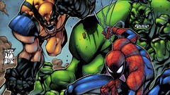 Wolverine marvel comics Hulk