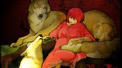 Wolves anime girls wolfs rain