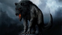 Wolves creatures fantasy art Simple Background