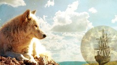 Wolves digital art fantasy art Lemmy X