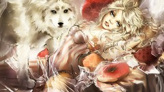 Wolves fantasy art soft shading