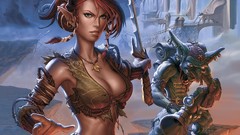 Woman 3d fantasy art