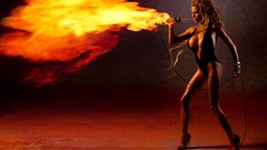 Woman 3d fantasy art Katie Price