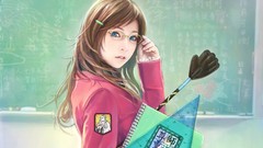 Woman 3D view asians