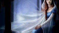 Woman 3D view fantasy