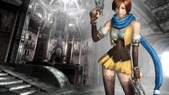 Woman 3D view redheads