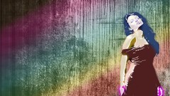 Woman abstract Angelina Jolie