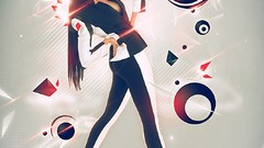 Woman abstract artistic