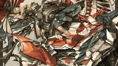 Woman abstract artwork