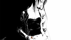 Woman abstract artwork