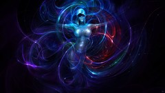 Woman abstract artwork