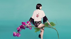 Woman abstract brunettes high heels