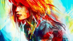 Woman abstract drawings