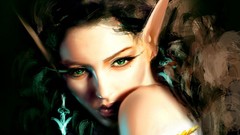 Woman abstract elves 3d lingerie artwork digital art fantasy art