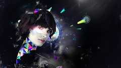 Woman abstract faces shapes multicolor vector art Bram Vanhaeren