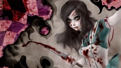 Woman abstract game blood Alice Knives alice madness returns 