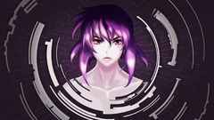 Woman abstract Motoko Kusanagi