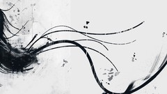 Woman abstract multiscreen