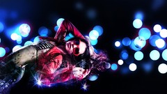 Woman abstract sound dancers