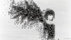 Woman abstract wings