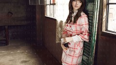 Woman Actress asians bangs models photo shoot Korean Yoon Eun 