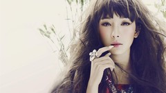 Woman Actress asians bangs models Yang Mi