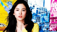 Woman Actress asians models Korean parted lips