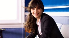 Woman Actress bangs models zooey deschanel