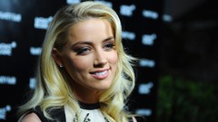 Woman Actress blondes amber heard