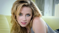 Woman Actress blondes amber heard