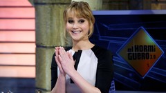 Woman Actress blondes bangs jennifer lawrence the hunger games