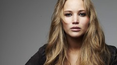 Woman Actress blondes long hair jennifer lawrence