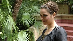 Woman Actress blue eyes brunettes marion cotillard