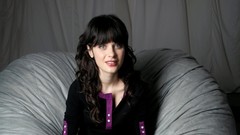 Woman Actress blue eyes brunettes zooey deschanel