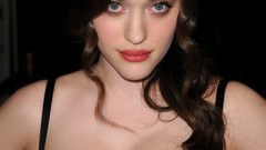 Woman Actress blue eyes cleavage kat dennings