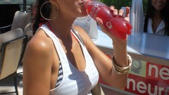 Woman Actress bottles Emmanuelle