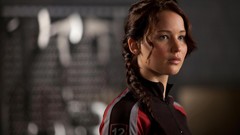 Woman Actress braids jennifer lawrence the hunger games katniss 