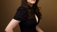 Woman Actress brunettes cleavage boobs kat dennings huge boobs 