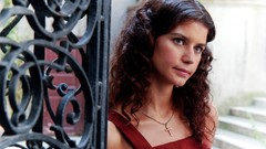 Woman Actress brunettes curly hair turkish Beren Saat