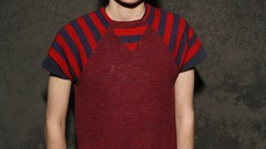 Woman Actress brunettes ellen page striped clothing